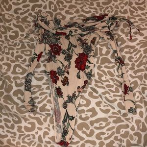 Floral body suit